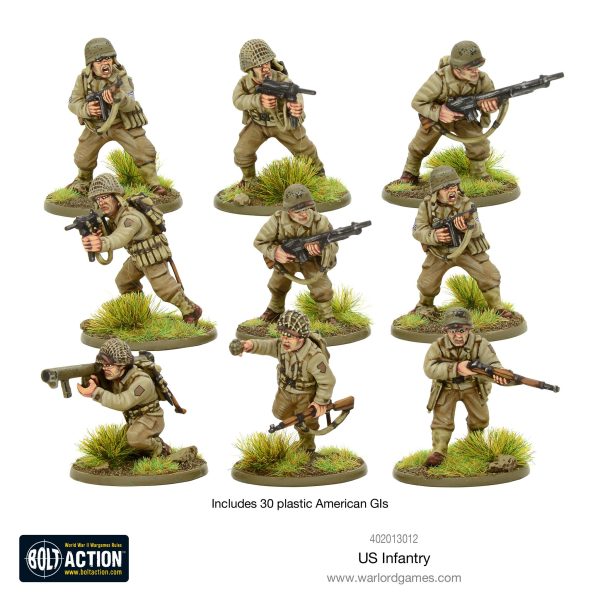 Warlord Games - Bolt Action - World War II - US Infantry WWII American GI's - Image 2