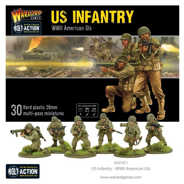 Warlord Games - Bolt Action - World War II - US Infantry WWII American GI's