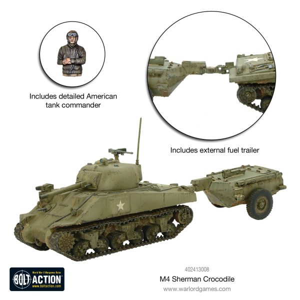 Warlord Games - Bolt Action World War II Wargames - US M4 Sherman Crocodile Tank - Image 6