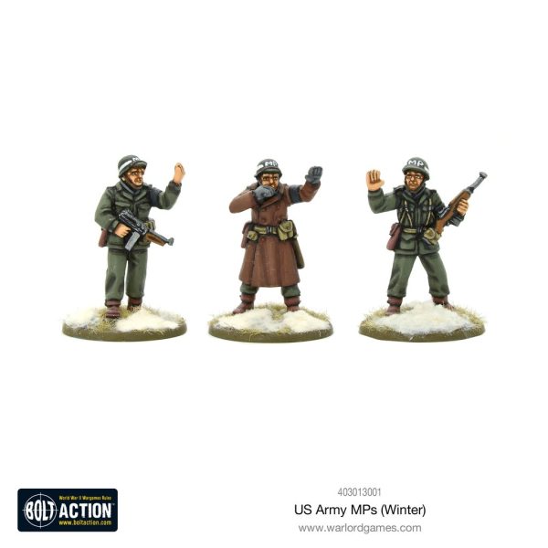 Warlord Games - Bolt Action WWII Wargame - US Army MPs (Winter)