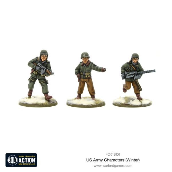 Warlord Games - Bolt Action WWII Wargame - US Army Characters (Winter)