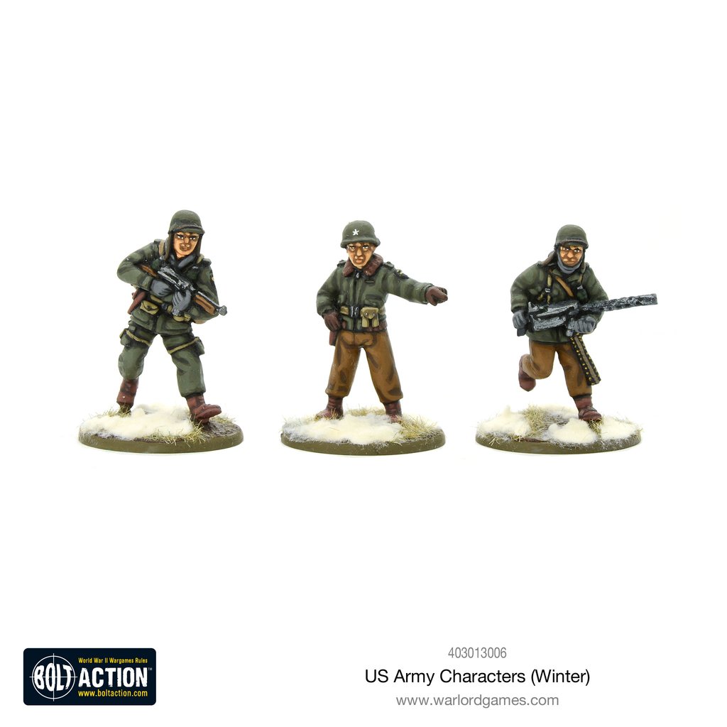 Warlord Games – Bolt Action WWII Wargame – US Army Characters (Winter ...
