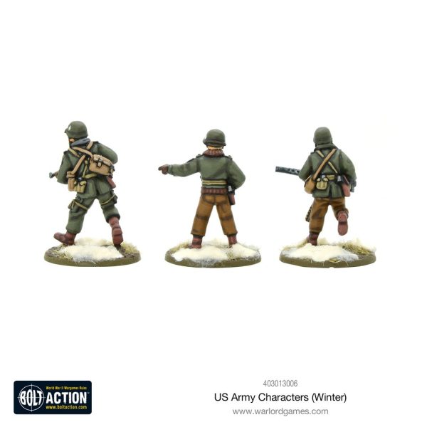 Warlord Games - Bolt Action WWII Wargame - US Army Characters (Winter) - Image 2