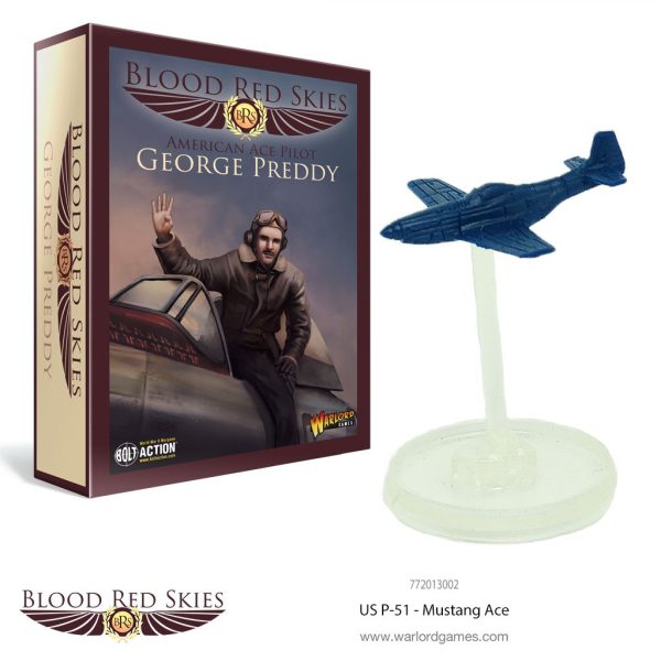 Warlord Blood Red Skies - George Preddy - United States P-51D Mustang Ace Pilot