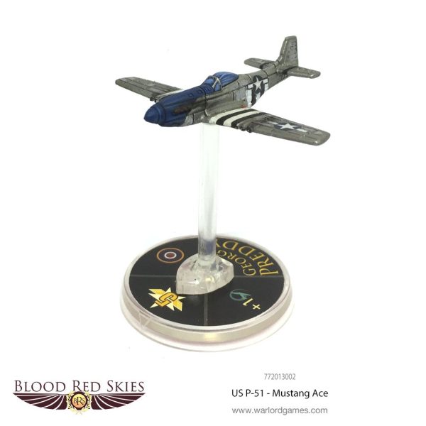 Warlord Blood Red Skies - George Preddy - United States P-51D Mustang Ace Pilot - Image 2