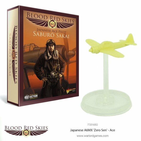 Warlord Blood Red Skies Saburo Sakai  - Japanese Mitsubishi A6M5 Zero Ace Pilot