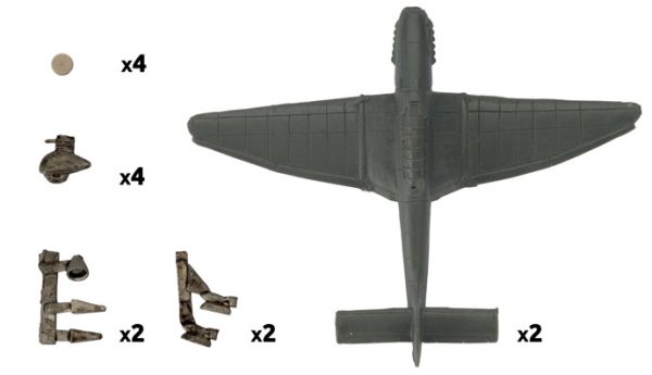 Battlefront Flames of War WWII - German  JU 87 Stuka Dive Bomber Flight (GBX103) - Image 3