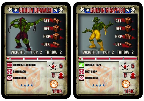 TT Combat - Rumbleslam - The Game Of Fantasy Wrestling - The Green Bruisers Team - Image 2