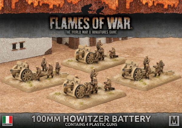 Battlefront Games - Flames of War WWII - Italian - 100mm Howitzer Battery