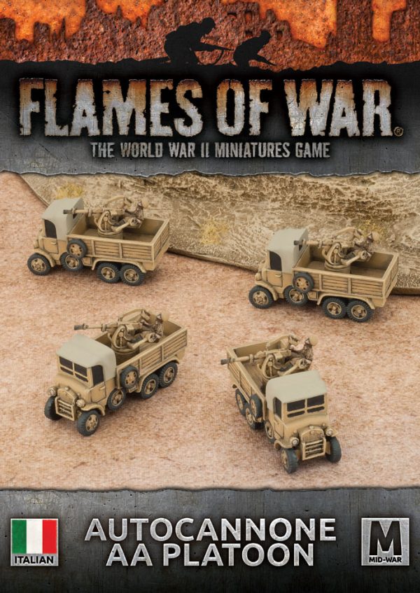 Battlefront-Flames of War WWII - Italian - Autocannone AA Platoon (IBX20)