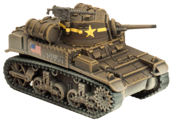 Battlefront - Flames of War WWII - US - M3 Stuart Tank Platoon (UBX56) - Image 5