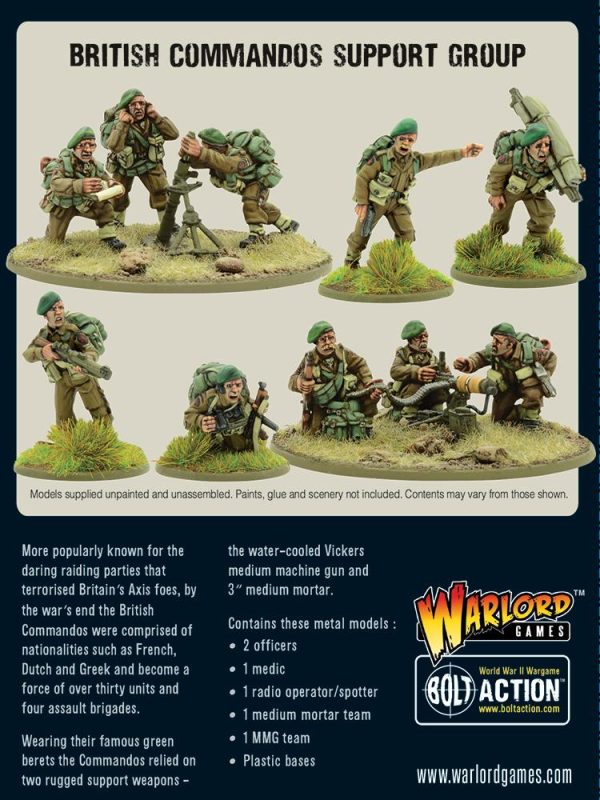 Warlord Games - Bolt Action WWII Wargame - British Commandos Support Group - Image 2