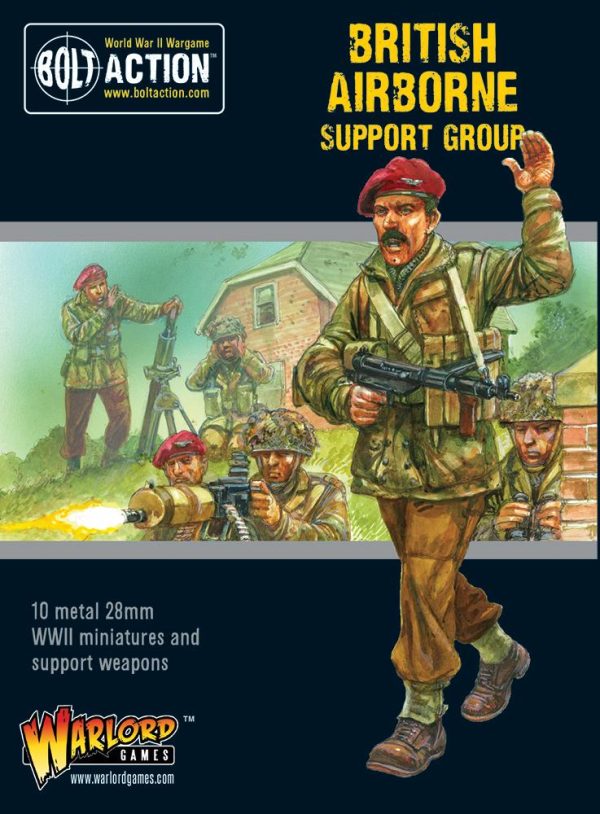 Warlord Games - Bolt Action WWII Wargame - British Airborne Support Group