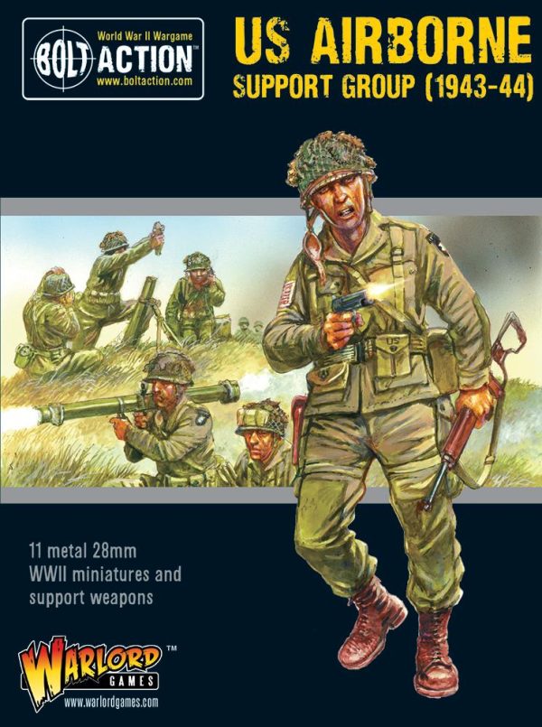 Warlord Games - Bolt Action WWII Wargame - US Airborne Support Group (1943-1944)