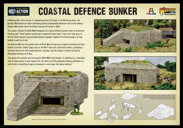 Warlord Games - Bolt Action - Costal Defence Bunker - Ideal for D-Day Battles - Image 2