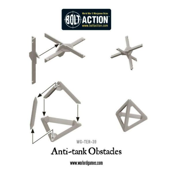 Warlord Games - Bolt Action - Anti-Tank Obstacles - Ideal for D-Day Battles - Image 2