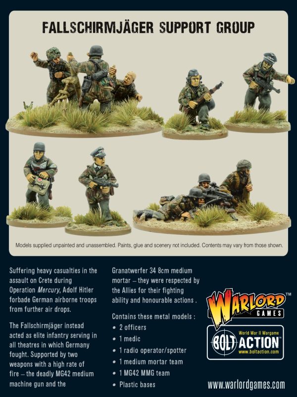 Warlord Games - Bolt Action - German Fallschirmjager Support Group - Image 2