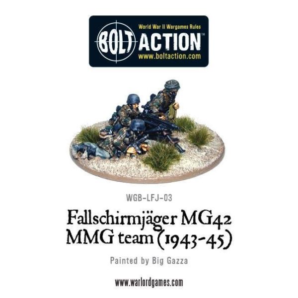 Warlord Games - Bolt Action - German Fallschirmjager MG42 MMG Team (1943-45) - Image 2