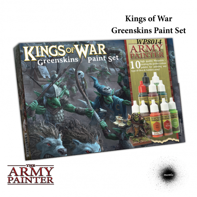 Mantic Games – Kings of War – Orcs / Goblins- Army Painter Warpaints ...