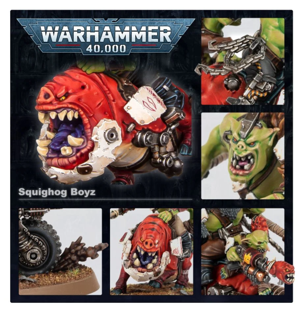 Games Workshop - Warhammer 40K - Orks - Squighog Boyz - Image 3