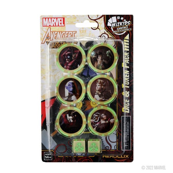 WizKids - HeroClix - Marvel - Avengers The War Of The Realms - Dice & Token Set