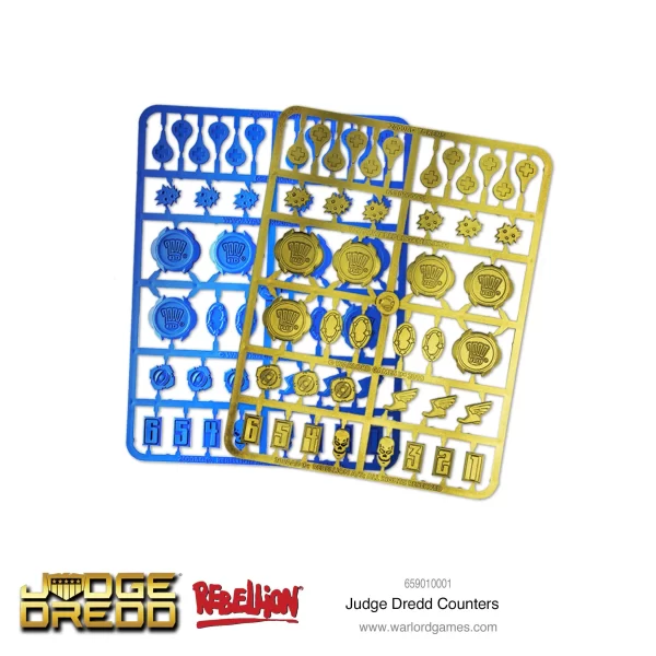 Warlord Games - 2000AD - Judge Dredd Miniature Game - Counters