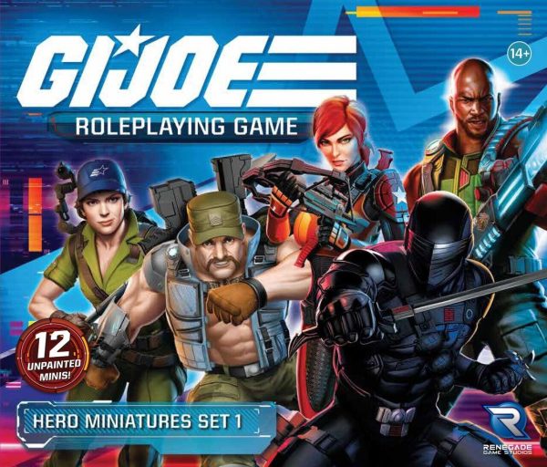 Renegade Game Studio - G.I. Joe Roleplaying Game - Hero Miniatures Set 1