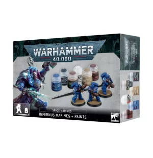Games Workshop - Warhammer 40,000 - Space Marines - Infernus Marines + Paints Set