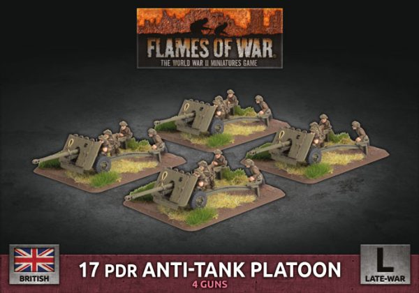 Flames of War - British - Late-War - 17 PDR Anti-tank Platoon