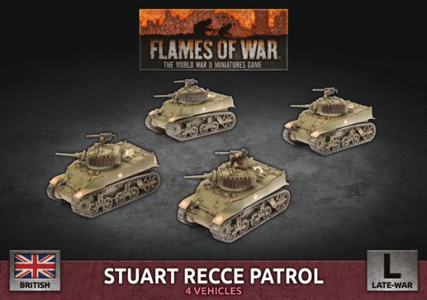 Flames of War - British - Late-War - Stuart Recce Patrol