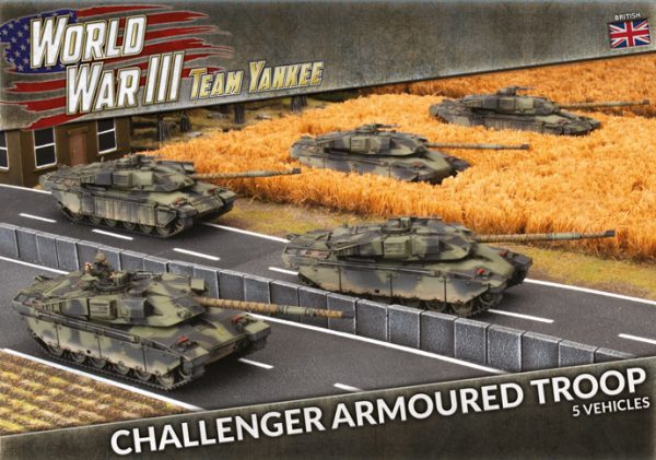 Battlefront - Team Yankee - World War III - British - Challenger Armoured Troop