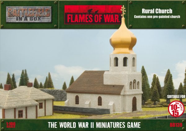 Gale Force 9 - Battlefied In A Box - Flames of War - TheWorld War II Miniatures Game -  Eastern Rural Church