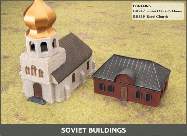 Gale Force Nine - Battlefield In A Box - Team Yankee - Eastern Front Soviet Buildings Bundle