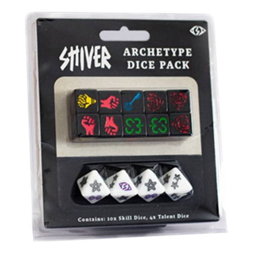Parable Games - Shiver RPG - Roleplaying Tales In The Strange & Unknown - Archetype Dice Pack