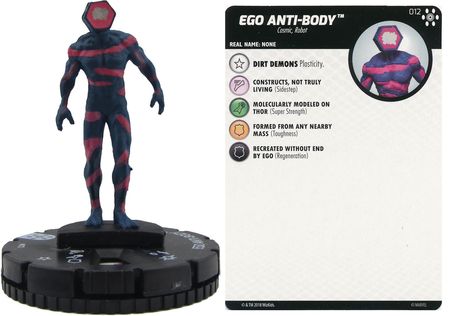WizKids - Heroclix Singles - Marvel - Avengers Infinity - Ego Anti-Body #12 Common (Miniature & Card)