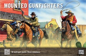 Great Escape Games - Dead Man's Hand - Mounted Gunfighters - Plastic Boxed Set