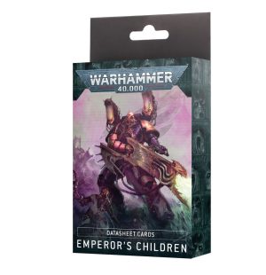 Games Workshop - Warhammer 40,000 - Datasheet Cards - Emperors Children