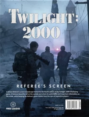 Twilight: 2000 Referee's Screen