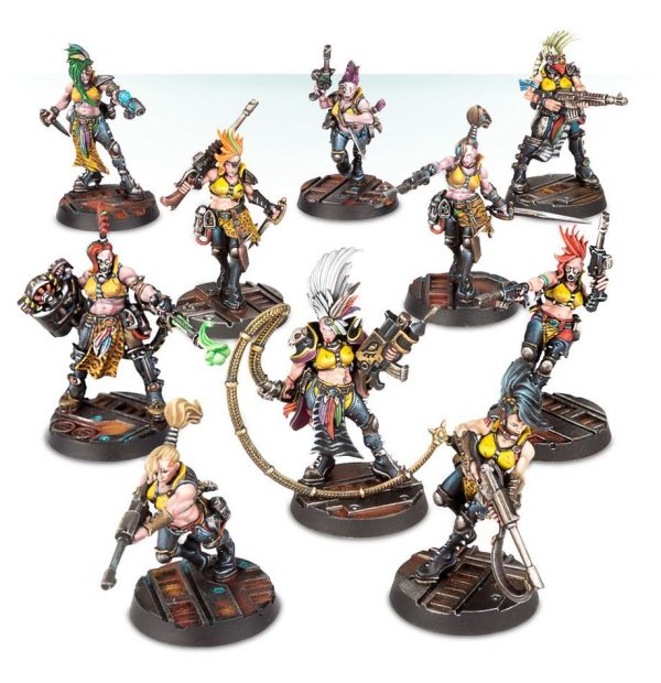 Necromunda-Escher gang - Image 3