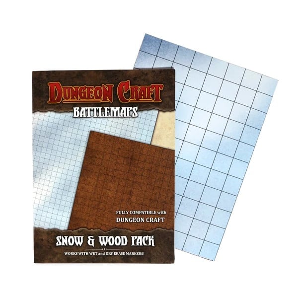 Dungeon Craft Battlemaps-Snow and wood pack