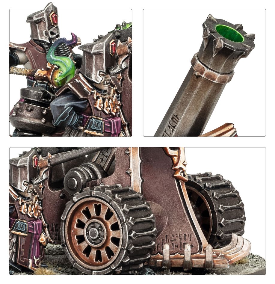 Games Workshop - AoS - Hellsmiths of Hashut - Deathshrieker Rocket Battery / Tormentor Bombard - Image 4
