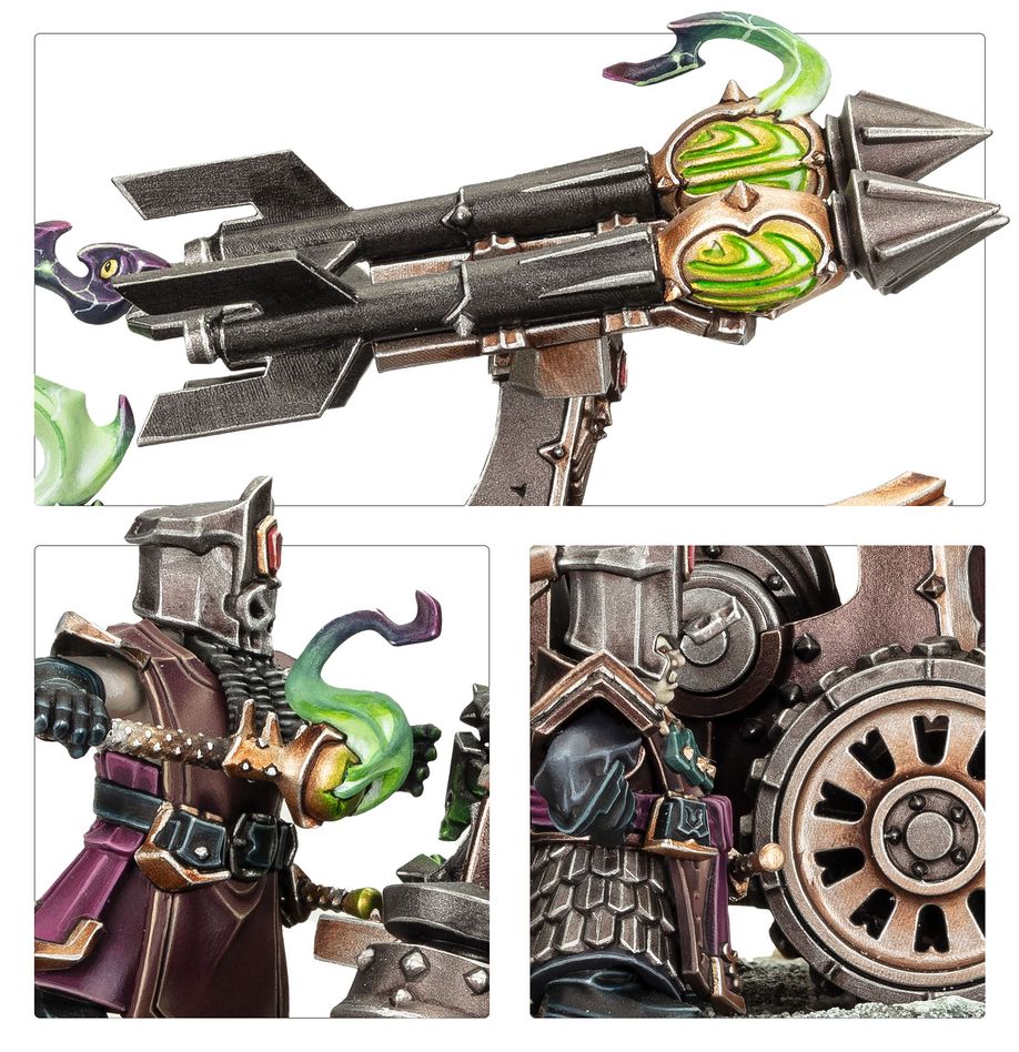 Games Workshop - AoS - Hellsmiths of Hashut - Deathshrieker Rocket Battery / Tormentor Bombard - Image 5