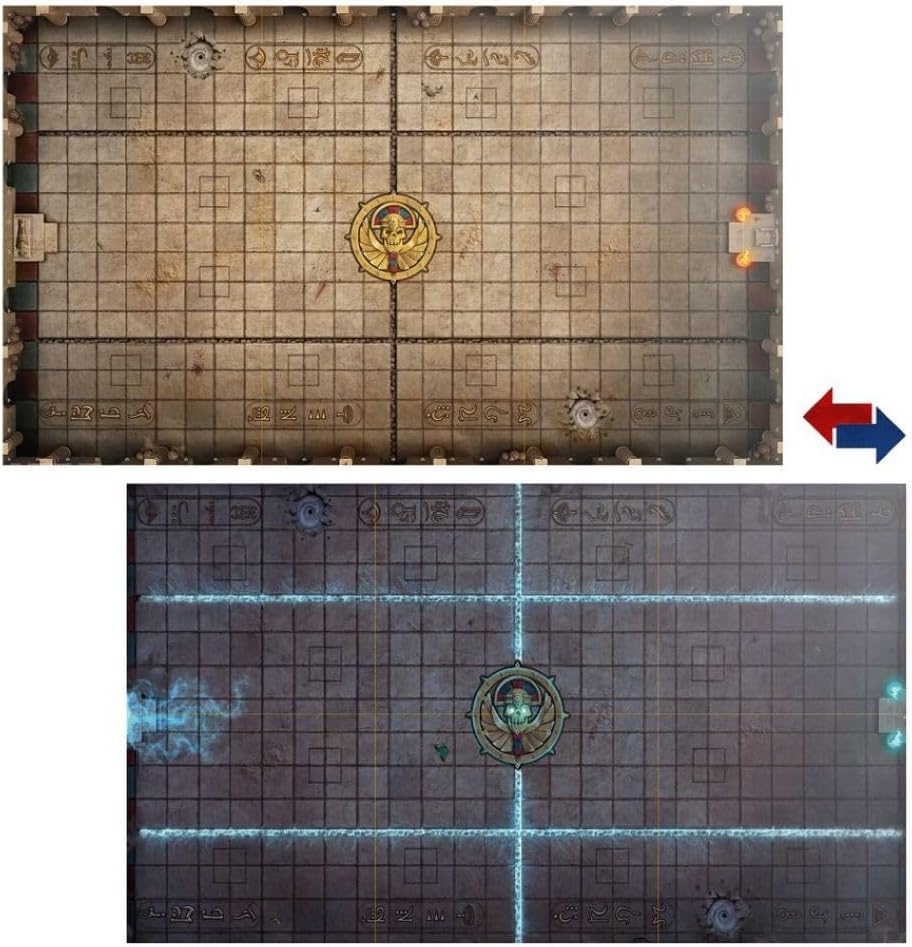 Games Workshop - Blood Bowl - Tomb Kings Pitch: Double-sided Pitch and Dugouts - Image 3