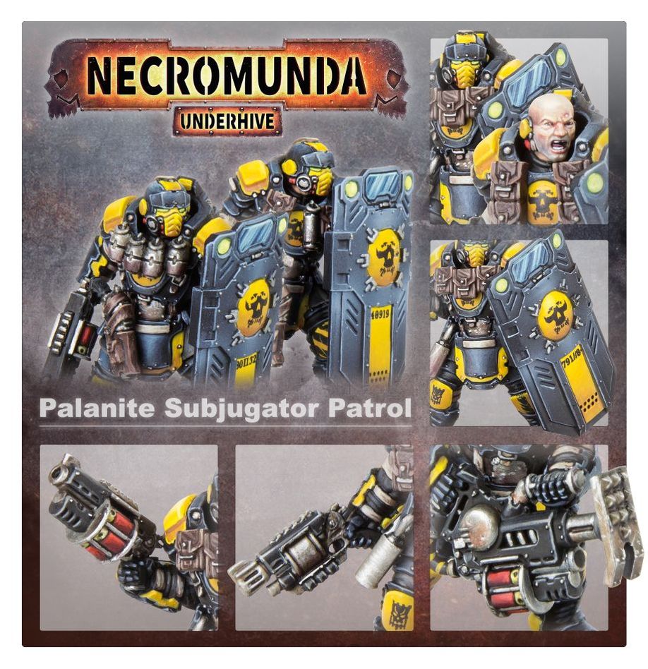 Games Workshop - Warhammer 40,000 - Necromunda - Palanite Subjugator Patrol - Image 6