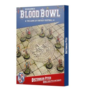 Games Workshop - Blood Bowl -  Bretonnian Pitch: Double-sided Pitch and Dugouts