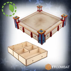 TT Combat - Rumbleslam - The Game of Fantasy Wrestling - Superstar Ring MDF Kit