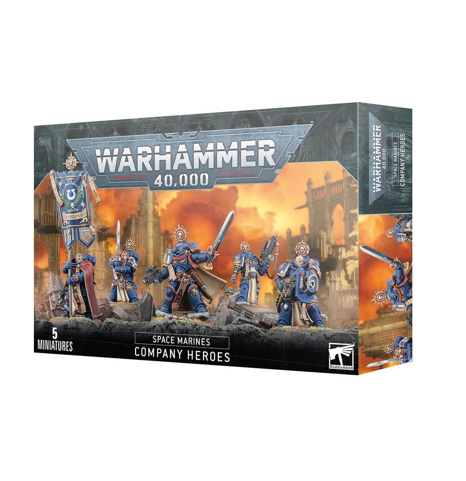 Games Workshop - Warhammer 40,000 - Space Marines - Company Heroes