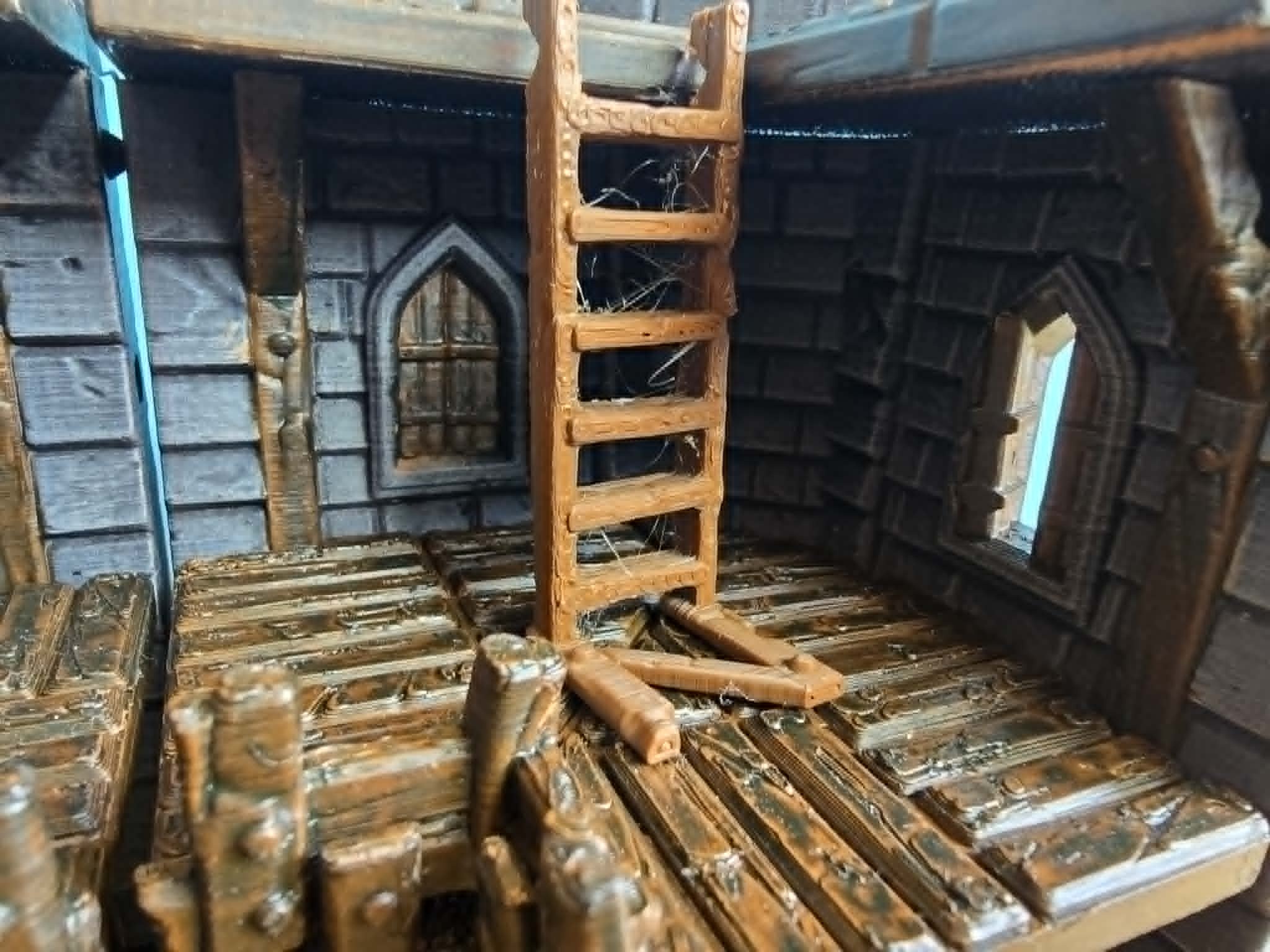 Pit Productions - Medieval Citadel - Castle Closed Corner Walls Pack A - 3d Printed Modular Castle Expansion - Image 8