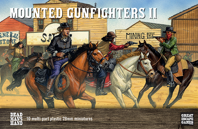 Great Escape Games - Dead Man's Hand - Mounted Gunfighters II: The Ladies - Plastic Boxed Set