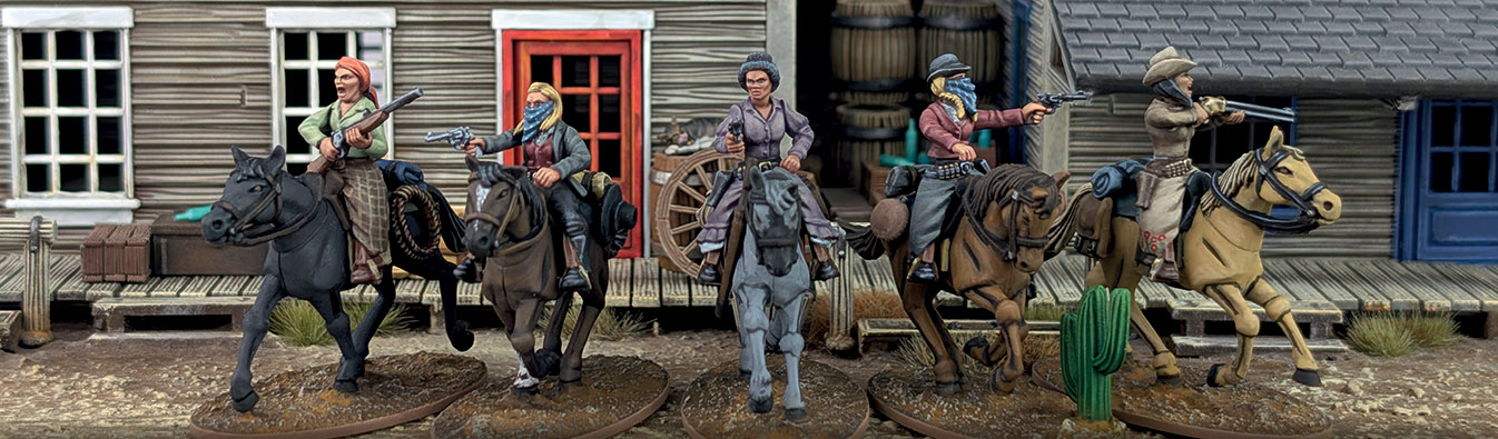 Great Escape Games - Dead Man's Hand - Mounted Gunfighters II: The Ladies - Plastic Boxed Set - Image 3